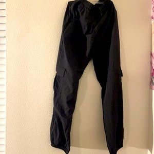 XL Black cargo pants - ankle